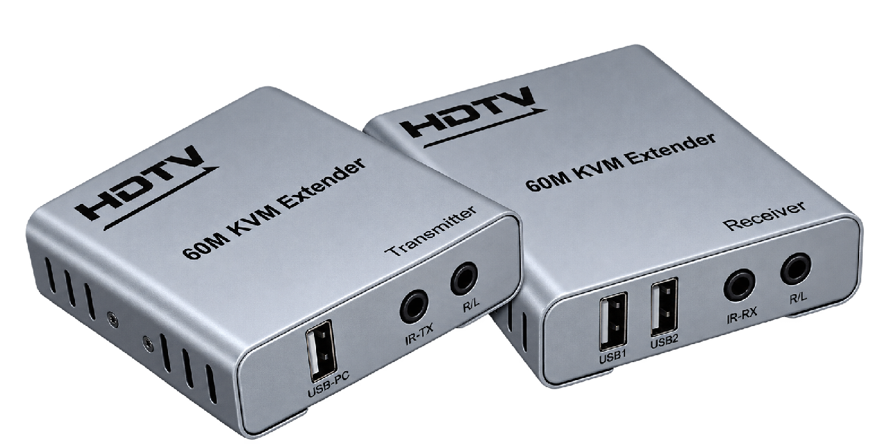HDTV 60M KVM Extender With Audio